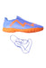A Blue Cleats/Soccer Shoes from Puma in size 14Y for boy. (Front View)