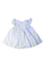 A Pink Sleeveless Dresses from Jacadi in size 3-6M for girl. (Back View)