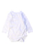 A White Long Sleeve Bodysuits from Bonpoint in size 6-12M for neutral. (Front View)