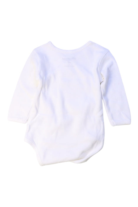 A White Long Sleeve Bodysuits from Bonpoint in size 6-12M for neutral. (Back View)