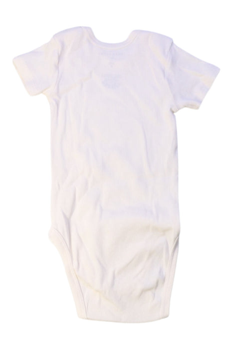 A White Short Sleeve Bodysuits from Gray Label in size 0-3M for neutral. (Back View)