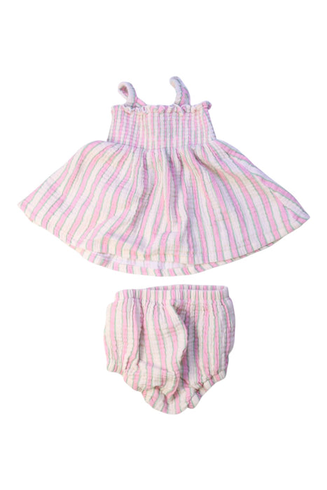 A Pink Skirt Sets from Angel Dear in size 6-12M for girl. (Back View)