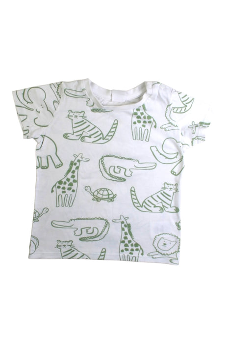 A White Short Sleeve T Shirts from Seed in size 12-18M for boy. (Front View)