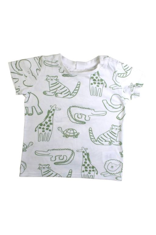 A White Short Sleeve T Shirts from Seed in size 12-18M for boy. (Front View)