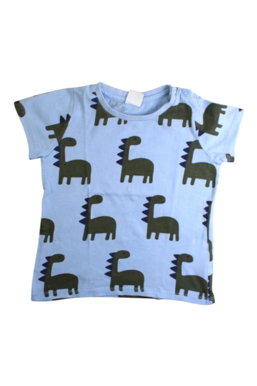 A Blue Short Sleeve Tops from Seed in size 12-18M for boy. (Front View)