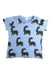 A Blue Short Sleeve Tops from Seed in size 12-18M for boy. (Front View)