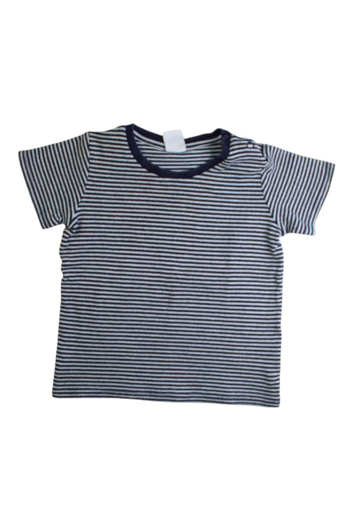 A Navy Short Sleeve Tops from Seed in size 18-24M for boy. (Front View)