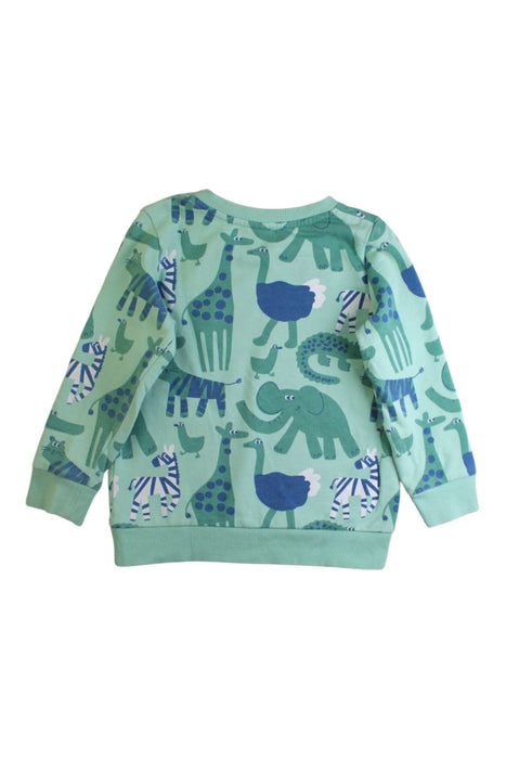 A Green Crewneck Sweatshirts from Seed in size 18-24M for boy. (Back View)