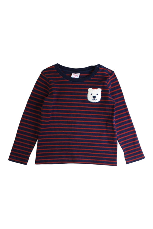 A Navy Long Sleeve Tops from Seed in size 18-24M for boy. (Front View)