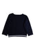 A Navy Crewneck Sweatshirts from Jacadi in size 18-24M for boy. (Back View)