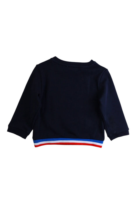 A Navy Crewneck Sweatshirts from Jacadi in size 18-24M for boy. (Back View)