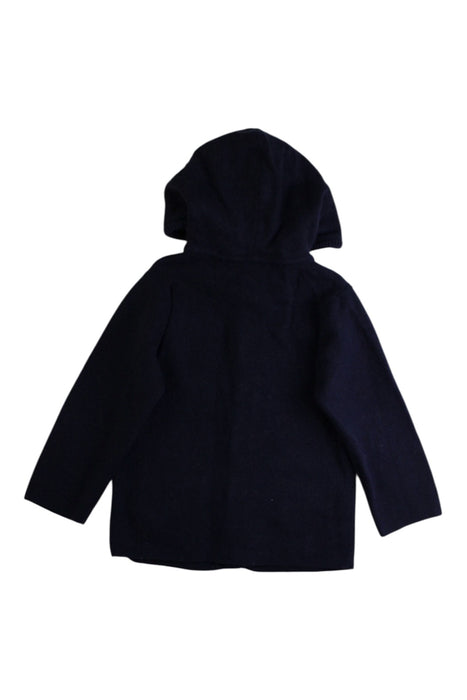 A Navy Cardigans from Jacadi in size 18-24M for boy. (Back View)