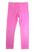 A Pink Leggings from Crewcuts in size 4T for girl. (Front View)