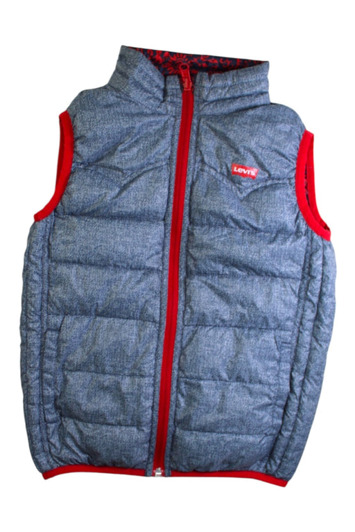 A Grey Outerwear Vests from Levi's in size 5T for neutral. (Front View)
