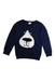 A Navy Knit Sweaters from Seed in size 6T for boy. (Front View)