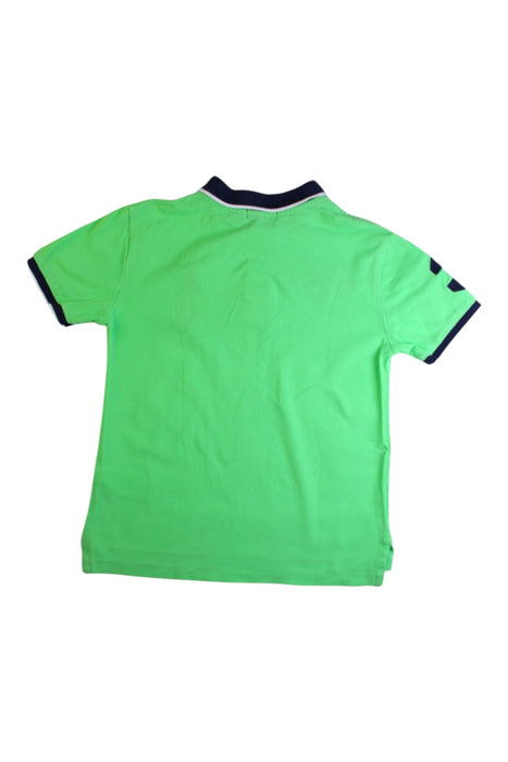 A Green Short Sleeve Polos from Polo Ralph Lauren in size 6T for boy. (Back View)