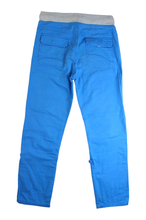 A Blue Casual Pants from Frugi in size 7Y for boy. (Back View)