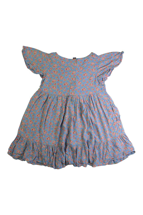 A Blue Sleeveless Dresses from Polo Ralph Lauren in size 4T for girl. (Back View)