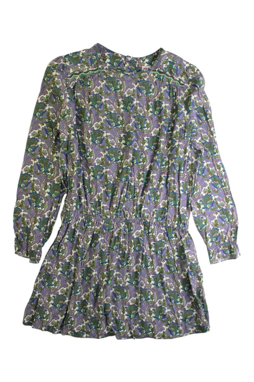 A Purple Long Sleeve Dresses from Bonpoint in size 8Y for girl. (Front View)