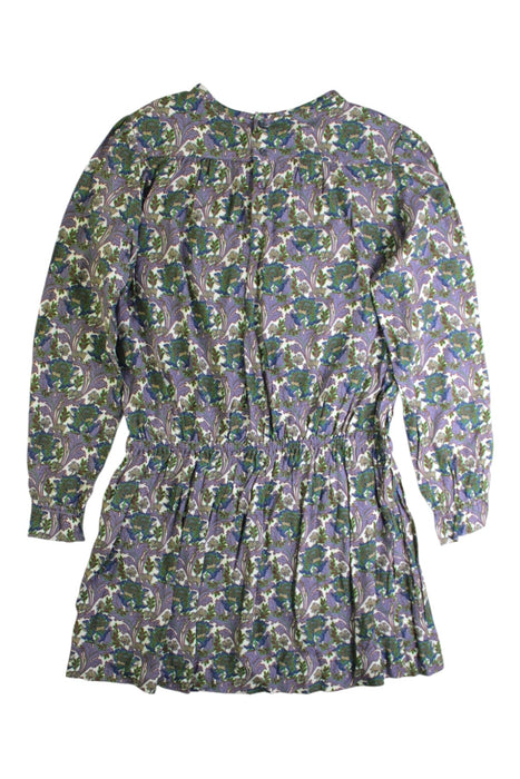 A Purple Long Sleeve Dresses from Bonpoint in size 8Y for girl. (Back View)