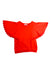 A Red Short Sleeve Tops from Chloe in size 8Y for girl. (Front View)