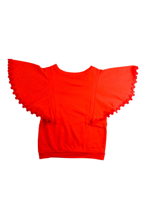 A Red Short Sleeve Tops from Chloe in size 8Y for girl. (Back View)