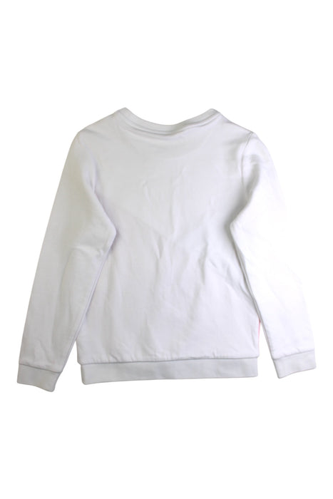 A White Crewneck Sweatshirts from Fila in size 10Y for girl. (Back View)