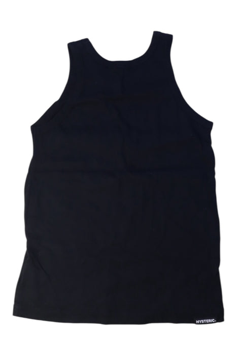 A Black Sleeveless T Shirts from Hysteric Mini in size 7Y for boy. (Back View)