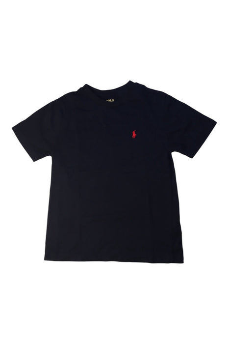 A Black Short Sleeve T Shirts from Polo Ralph Lauren in size 8Y for boy. (Front View)