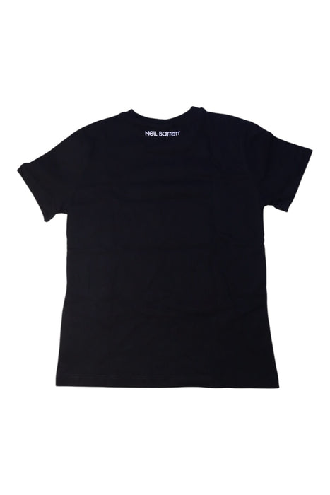 A Black Short Sleeve T Shirts from Neil Barrett Kids in size 8Y for boy. (Back View)