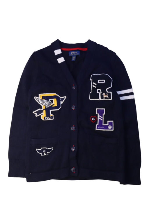 A Navy Cardigans from Polo Ralph Lauren in size 8Y for boy. (Front View)