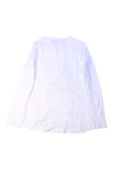 A White Long Sleeve Tops from Desigual in size 5T for girl. (Back View)