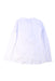 A White Long Sleeve Tops from Desigual in size 5T for girl. (Back View)