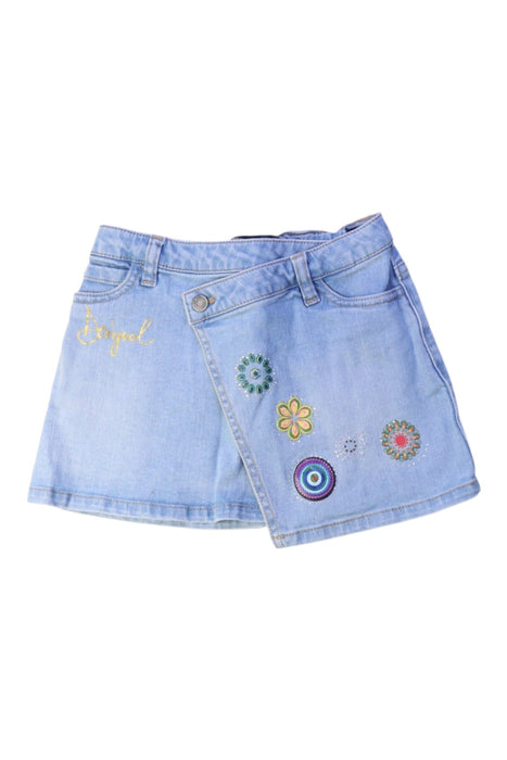 A Blue Short Skirts from Desigual in size 5T for girl. (Front View)