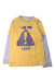 A Yellow Long Sleeve T Shirts from La Compagnie des Petits in size 8Y for boy. (Front View)