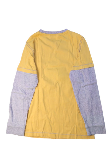 A Yellow Long Sleeve T Shirts from La Compagnie des Petits in size 8Y for boy. (Back View)