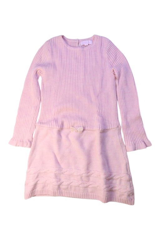 A Pink Sweater Dresses from Nicholas & Bears in size 4T for girl. (Front View)