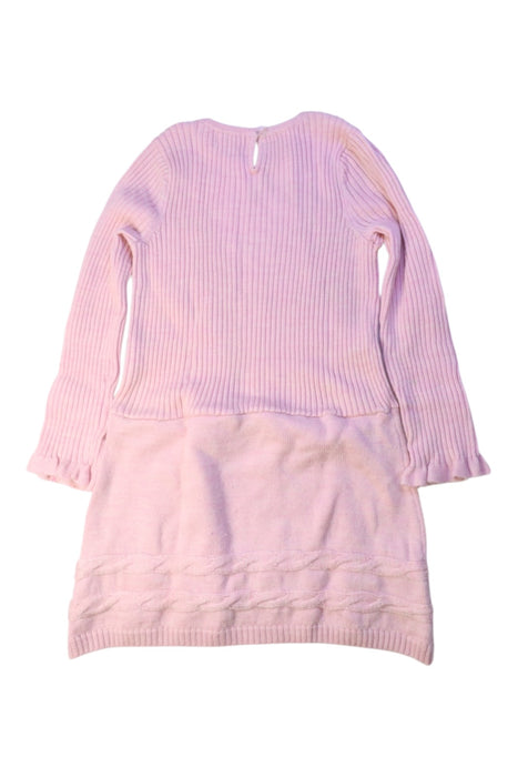 A Pink Sweater Dresses from Nicholas & Bears in size 4T for girl. (Back View)