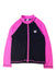 A Black Rash Guards from Arena in size 4T for girl. (Front View)