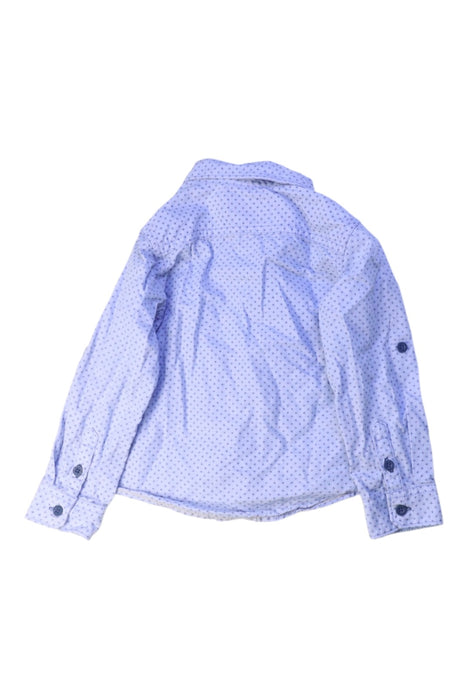 A Blue Long Sleeve Shirts from Gingersnaps in size 2T for boy. (Back View)