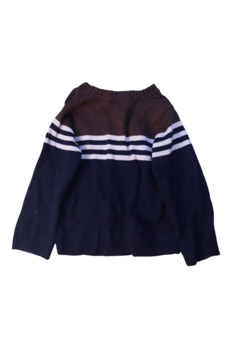 A Brown Knit Sweaters from Jacadi in size 2T for boy. (Back View)