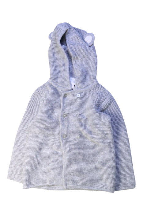 A Grey Capes & Ponchos from The Little White Company in size 18-24M for boy. (Front View)