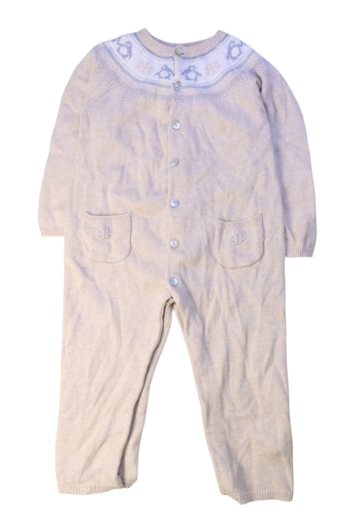 A Beige Onesies from Tartine et Chocolat in size 12-18M for neutral. (Front View)
