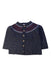 A Navy Cardigans from Fina Ejerique in size 2T for neutral. (Front View)