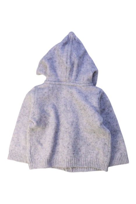 A Grey Cardigans from Petit Bateau in size 12-18M for boy. (Back View)
