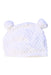 A White Winter Hats from Shanghai Tang in size 12-18M for girl. (Front View)