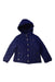 A Navy Puffer/Quilted Jackets from Tommy Hilfiger in size 2T for boy. (Front View)