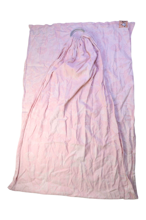 A Pink Swaddles from Tula in size O/S for girl. (Front View)