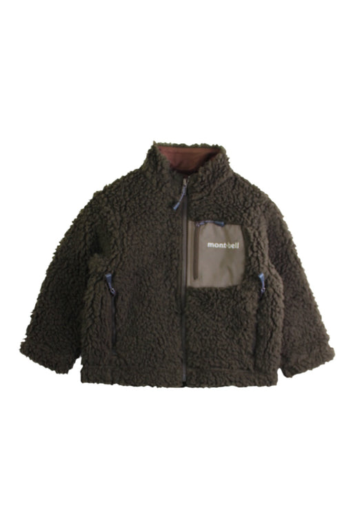 A Brown Lightweight Jackets from Mont-bell in size 18-24M for neutral. (Front View)