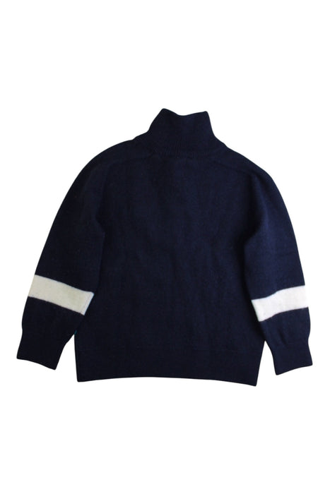 A Navy Knit Sweaters from Jacadi in size 4T for boy. (Back View)